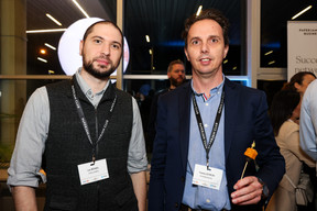 Léo Benkel (Pure Lambda) et Yanniss Levron (Change Digital). (Photo: Eva Krins et Marie Russillo/MaisonModerne)