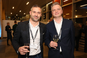 Boban Todorovic (OBG Lux) et Márton Fülöp (PM International). (Photo: Eva Krins et Marie Russillo/MaisonModerne)