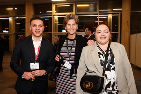 Ryane Charchour (Paperjam+Delano Business Club), Krisztina Benczik (Tandm) et Halima Foudil (Home RH). (Photo: Eva Krins et Marie Russillo/MaisonModerne)