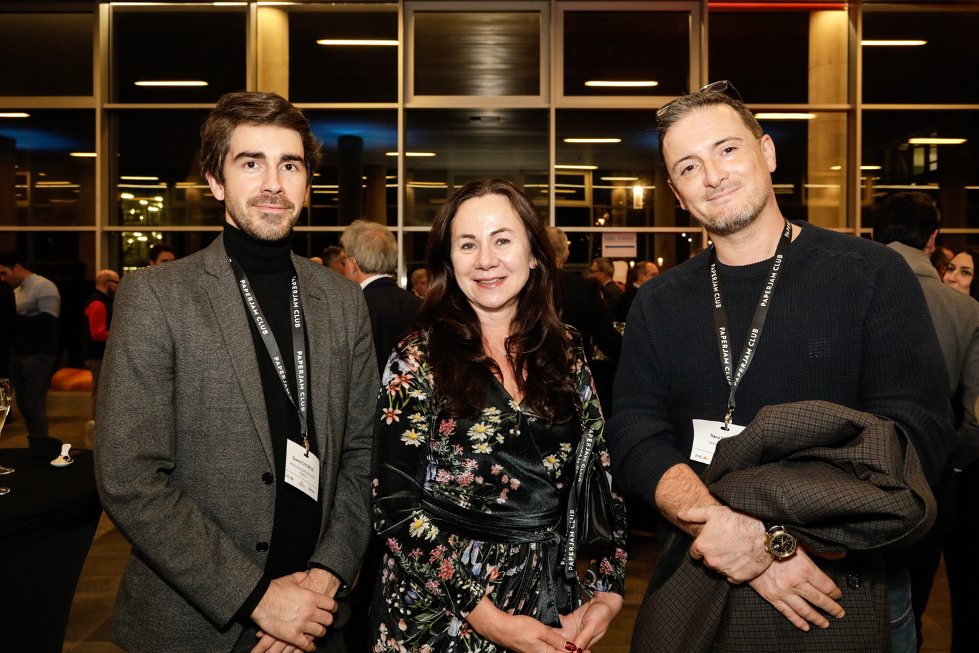 Quentin Ducreux (Morgan Philips Executive Search), Marta Vacca-Vesela (CAMSO International) et Rémi Morais (Mosam Solution). (Photo: Eva Krins et Marie Russillo/Maison Moderne)