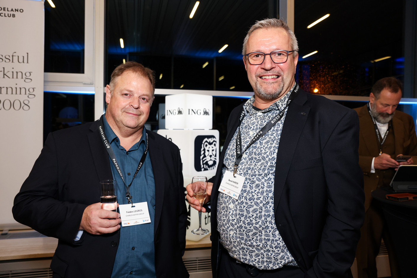 Frédéric Legros et Benoît Maron (Charles Kieffer Group). (Photo: Eva Krins et Marie Russillo/MaisonModerne)
