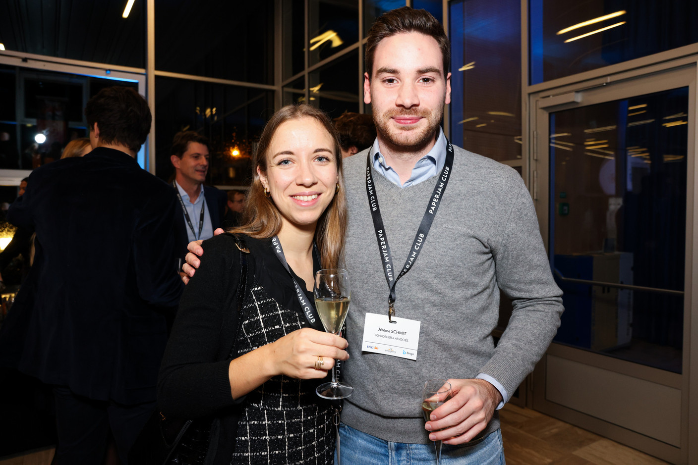 Géraldine Bosa et Jérôme Schmit (Schroeder & Associés). (Photo: Eva Krins et Marie Russillo/MaisonModerne)