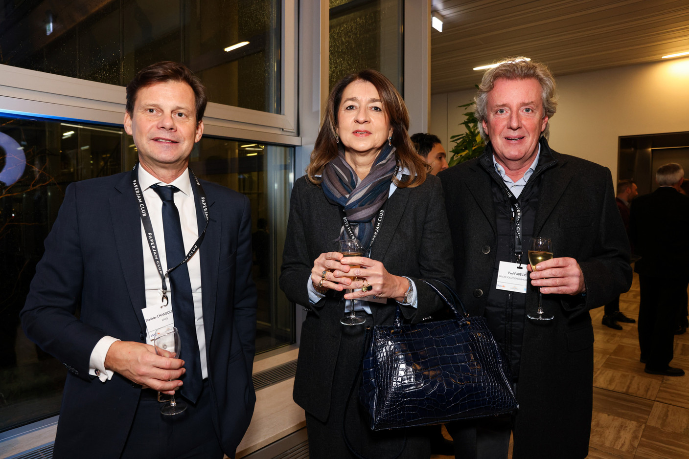Stanislas Chambourdon (KPMG), Joëlle Baden et Paul Fabeck (Bricks Solutions Immobilières). (Photo: Eva Krins et Marie Russillo/MaisonModerne)