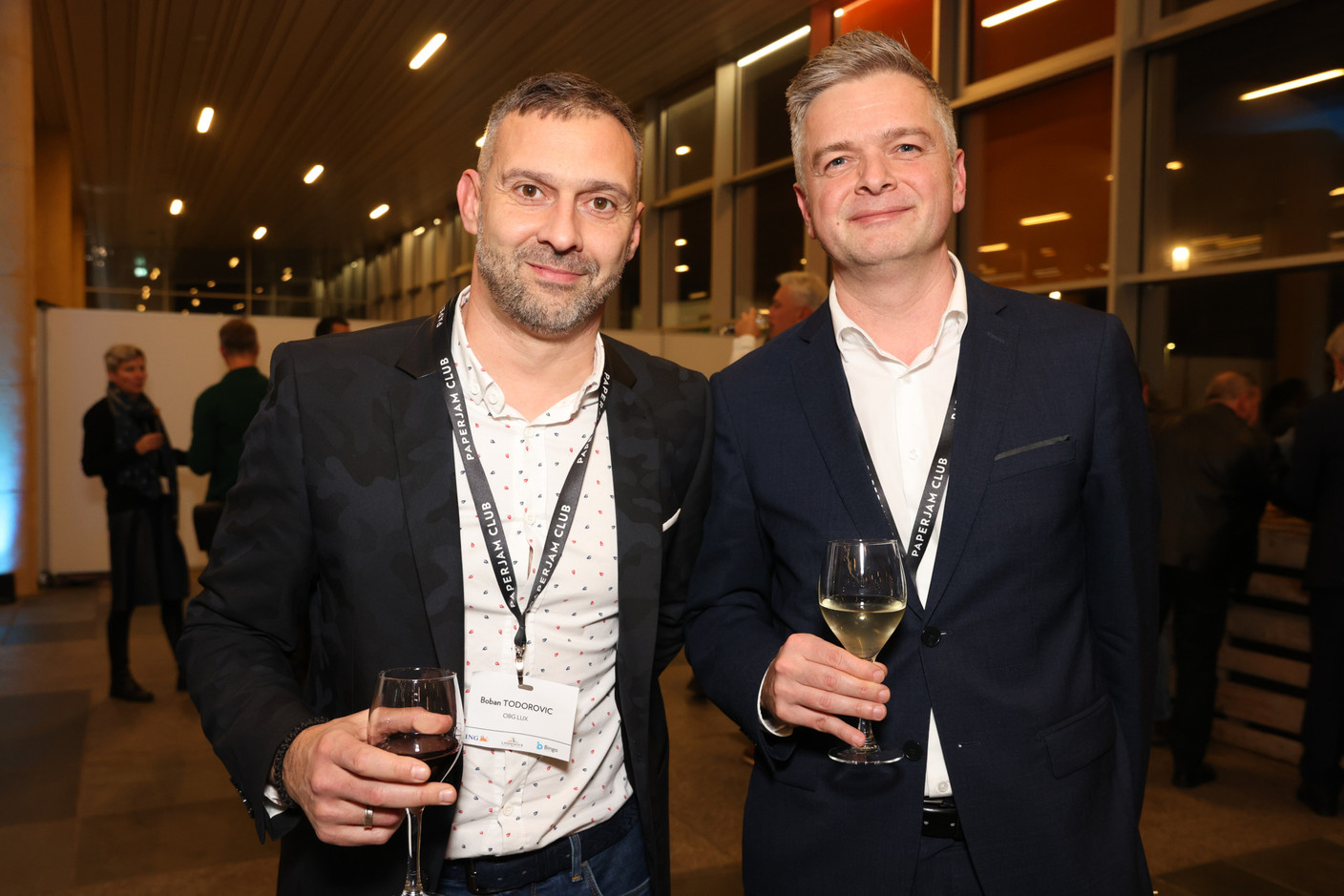 Boban Todorovic (OBG Lux) et Márton Fülöp (PM International). (Photo: Eva Krins et Marie Russillo/MaisonModerne)