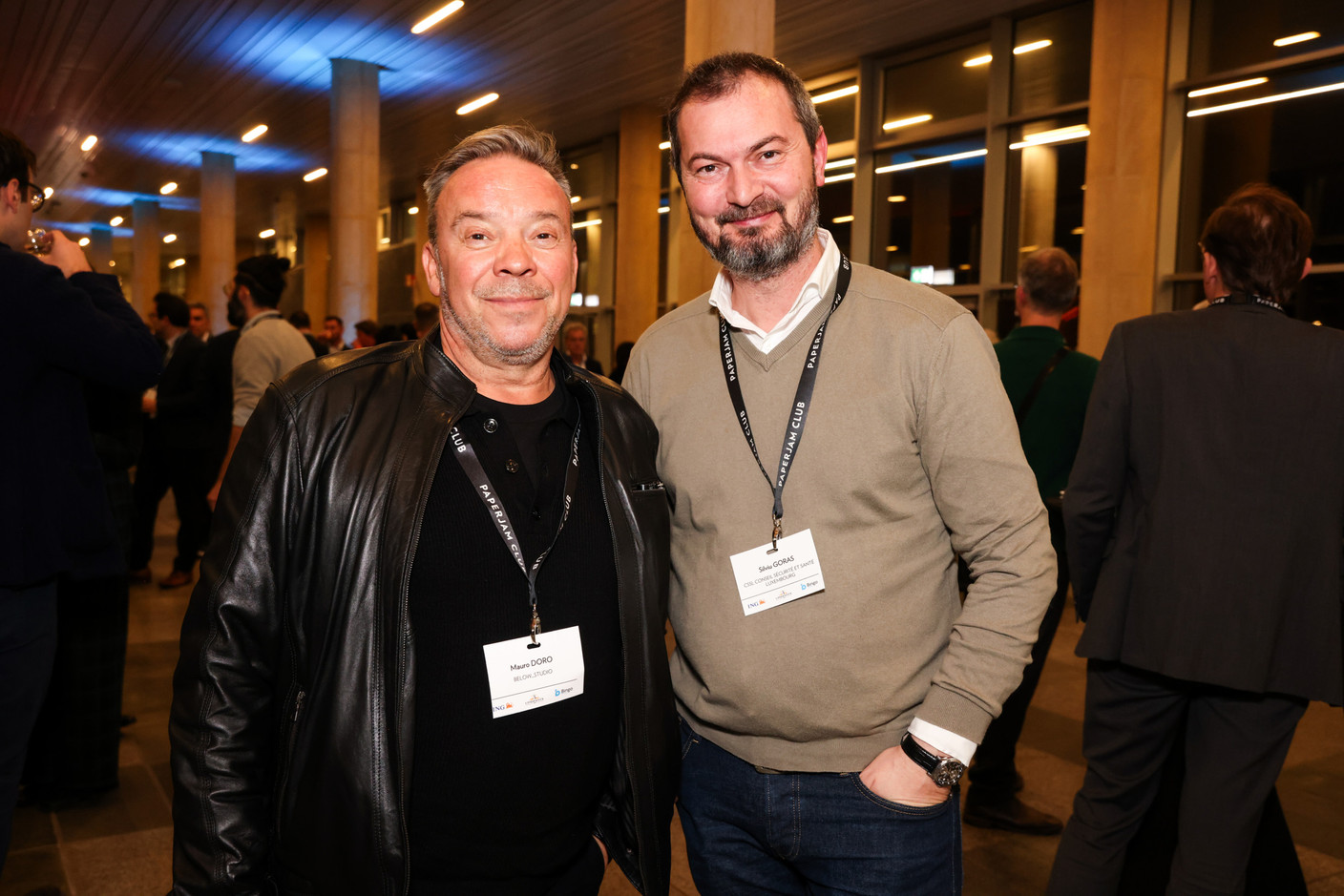 Mauro Doro (Below Studio) et Silviu Goras (CSSL Conseil Sécurité et Santé Luxembourg). (Photo: Eva Krins et Marie Russillo/MaisonModerne)