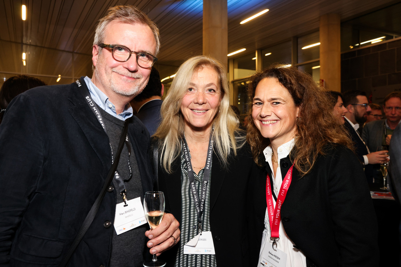 Marc Binsfeld (Binsfeld), Isabelle Gerges et Barbara Wiesen (Maison Moderne). (Photo: Eva Krins et Marie Russillo/MaisonModerne)