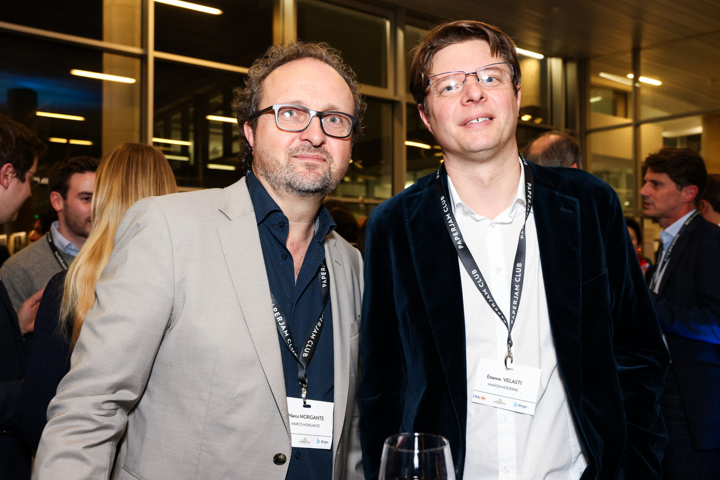 Marco Morgante (Marco Morgante) et Etienne Velsati (Maison Moderne). (Photo: Eva Krins et Marie Russillo/MaisonModerne)
