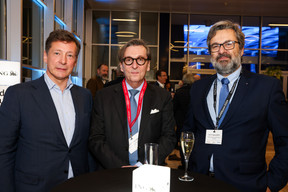 Nicolas Mackel (Luxembourg for Finance), Michel Grevesse-Sovet (Paperjam+Delano Business Club) et S.E.M. Vladimír Bärtl (Ambassade de la République Tchèque). (Photo: Eva Krins et Marie Russillo/Maison Moderne)