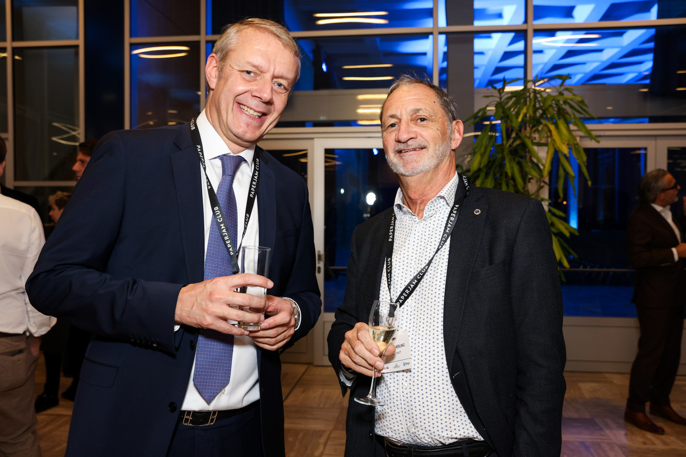 Robert Goeres (Goeres Horlogerie) et Marc Hemmerling (Connect2act). (Photo: Eva Krins et Marie Russillo/Maison Moderne)