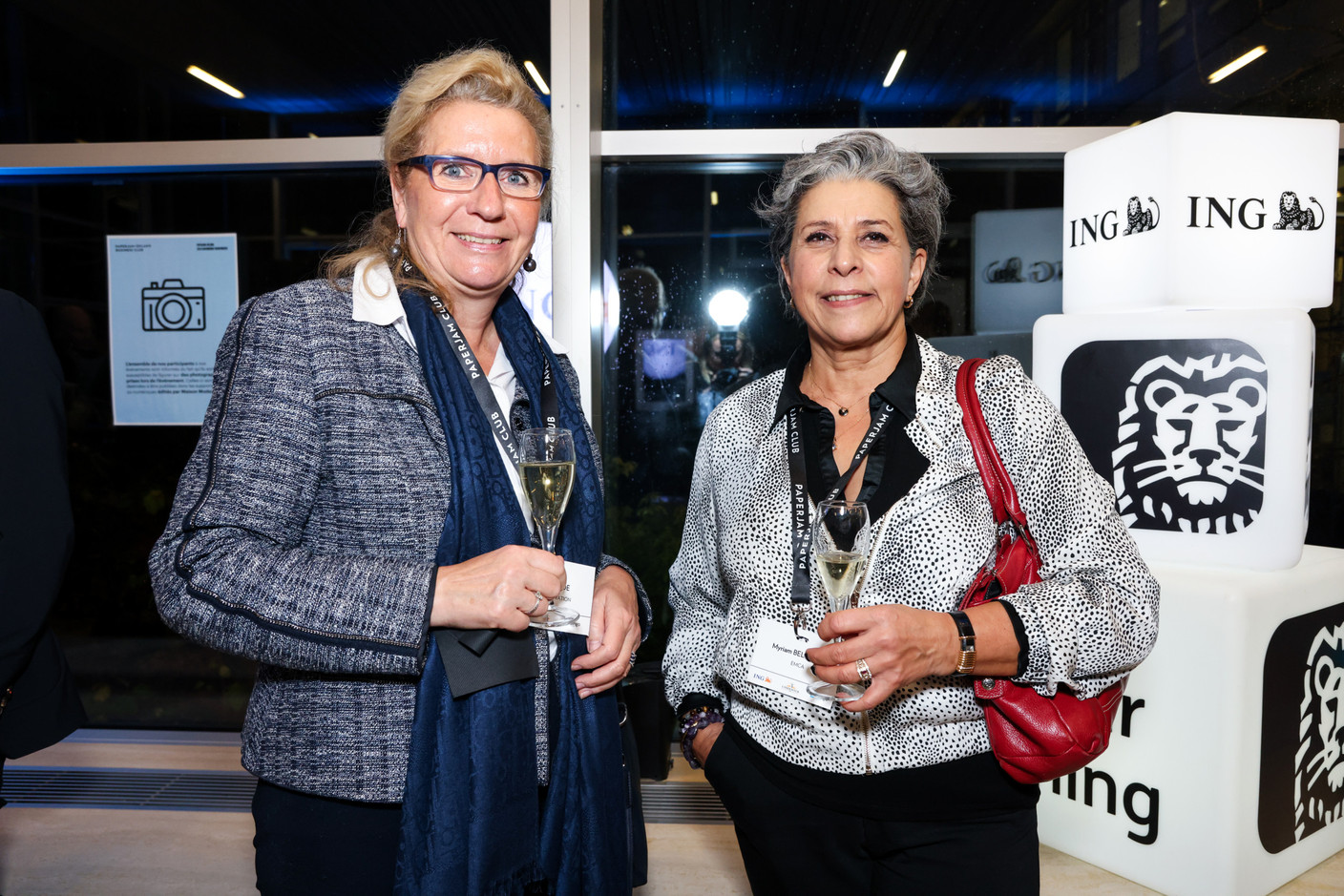 Britta Jaegde (Green Innovation) et Myriam Belhadjin (EMCA). (Photo: Eva Krins et Marie Russillo/Maison Moderne)