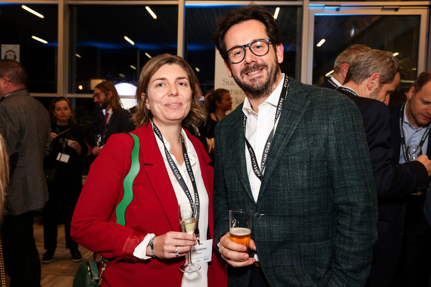 Cécile Lorenzini (Vanksen) et Damien Chasseur (Collaboration Betters the World – CBTW). (Photo: Eva Krins et Marie Russillo/Maison Moderne)