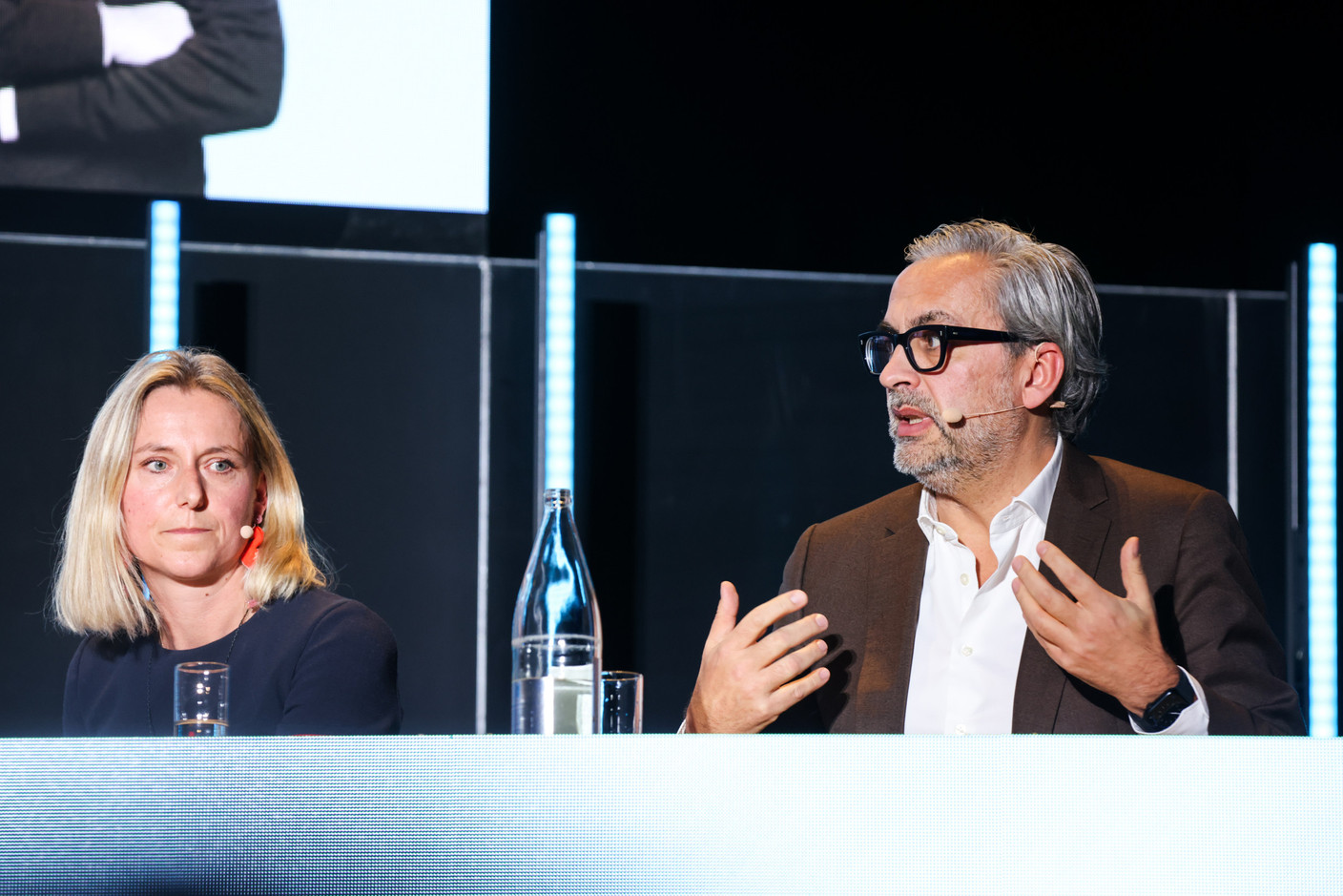 Carole Muller (Fischer) et Mike Koedinger (Maison Moderne). (Photo: Eva Krins et Marie Russillo/Maison Moderne)