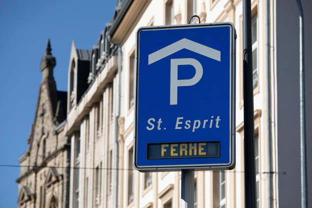 Le parking Saint-Esprit devrait rester fermé au public jusqu’à fin 2024. (Photo: Guy Wolff/Maison Moderne)