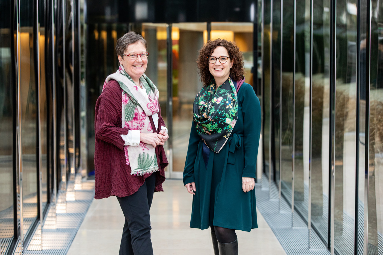 Astrid Schlesser, Conseillère Real Estate Expert & Nathalie Welbes, Coordinatrice du Pôle Immobilier, Banque de Luxembourg (photo: Maison Moderne/Eva Krins)