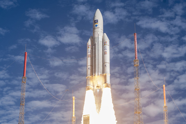 Ce projet de deux ans a pour objet de réduire le coût de lancement des fusées. La recherche est financée par ArianeGroup et le Fonds national de la recherche (FNR) du Luxembourg. (Photo: ESA-CNES-Arianespace)