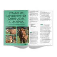 Dossier magazine highlights 250 years of breeding in Luxembourg.  (Modern house)