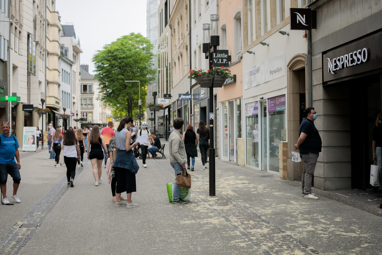 Les centres-villes se vident déjà depuis une semaine, selon différentes fédérations professionnelles luxembourgeoises, à cause des annonces du gouvernement. (Photo: Matic Zorman / Maison Moderne)