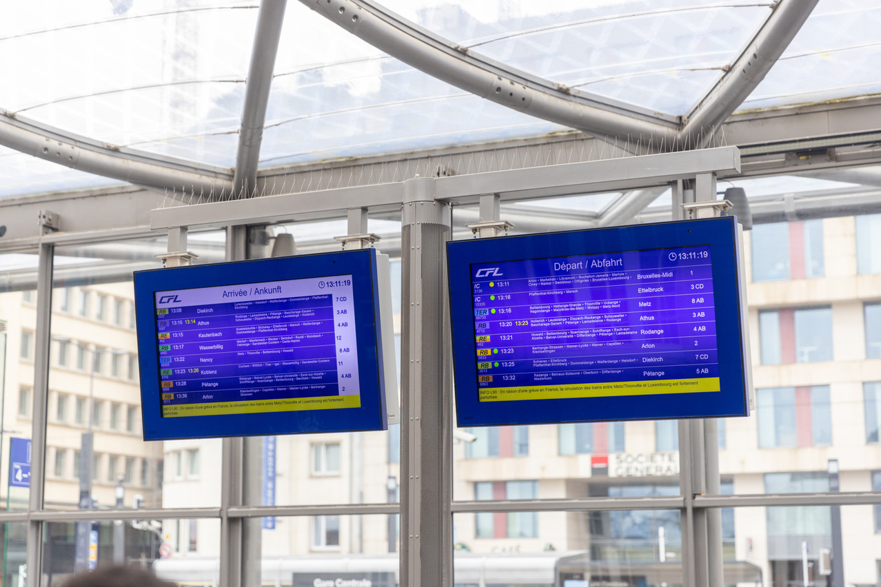 La circulation des trains sera très perturbée entre Luxembourg et Bettembourg ce jeudi matin. Au moins jusqu’à 10 heures. (Photo: Romain Gamba/Maison Moderne/ Archives)