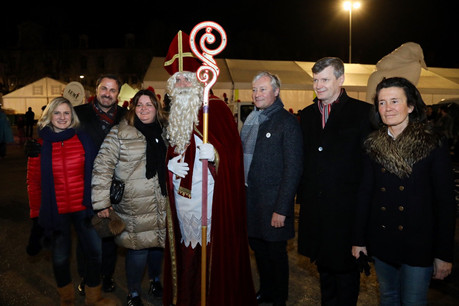 Le Luxembourg était l'invité d'honneur des fêtes de Saint-Nicolas, ce week-end à Nancy. Occasion de remettre quelques points sur les "i". (Photo: compte Twitter du maire de Nancy, Laurent Hénart)