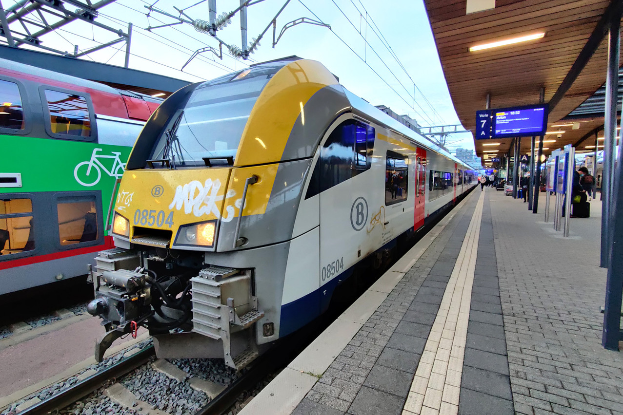 Aucun train venant de Belgique ne sera à quai dans une gare luxembourgeoise ce 31 mai. (Photo: Christophe Lemaire/Paperjam/Archives)