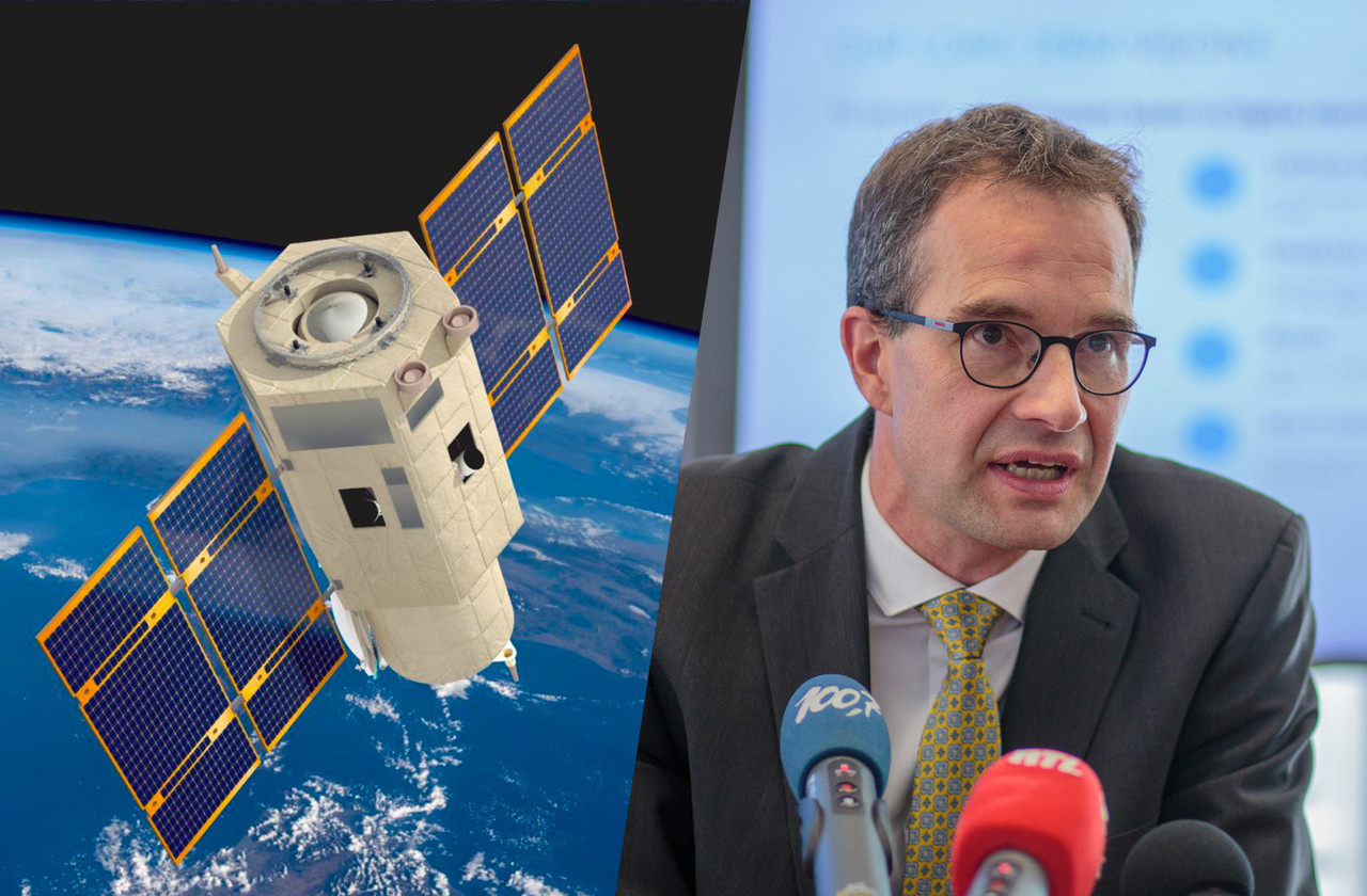 Ex-SES et ex-Luxtrust, Pascal Rogiest est à la tête de LuxeoPS, société chargée d’opérer le satellite militaire pour le compte de la Défense. (Photos: ministère de la Défense, Maison Moderne/archives – Montage: Maison Moderne)