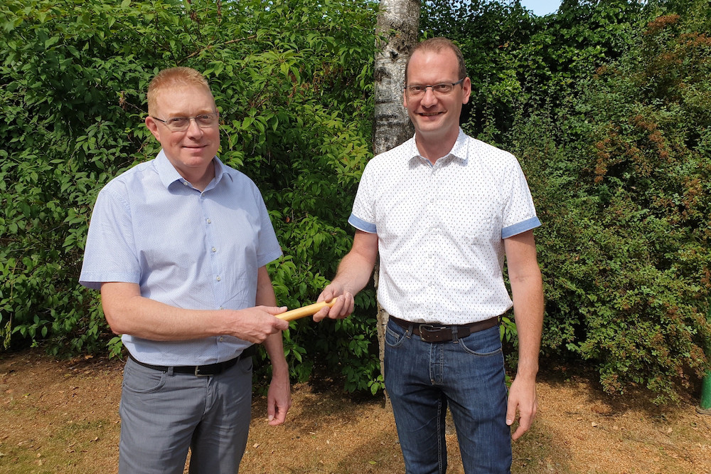 Peter Hengel (à droite) succédera à Serge Pommerell le 1er septembre prochain à la direction des Auberges de jeunesse luxembourgeoises. (Photo: Auberges de jeunesse luxembourgeoises asbl)