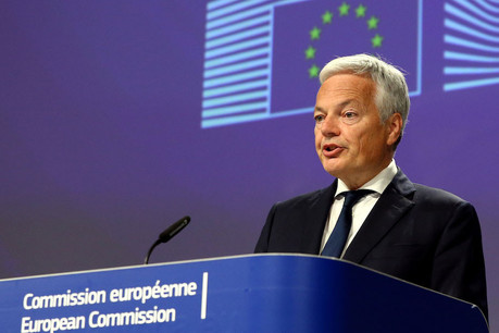 Le Belge Didier Reynders a évoqué hier le «certificat vert» européen devant le Parlement.  (Photo: Shutterstock)