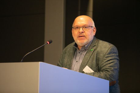 Patrick Dury a été élu président national du LCGB pour la première fois en novembre 2011. En 2014, il a été réélu avec 94,4% des voix. (Photo: Matic Zorman/Maison Moderne)