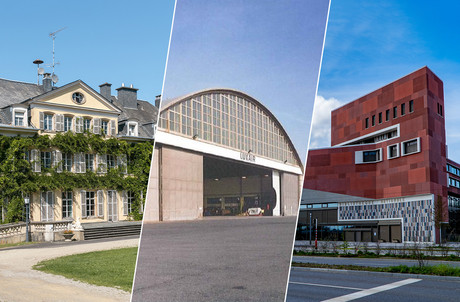 Le château de Colpach, le Hal Nennig ou la BNL sont à découvrir pendant les Journées du patrimoine 2021. (Photo: Maison Moderne; Journées du patrimoine; Shutterstock. Montage: Maison Moderne)