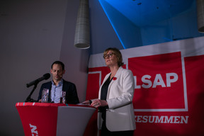Dan Biancalana et Francine Closener, les deux présidents du LSAP. (Photo: Matic Zorman/Maison Moderne)
