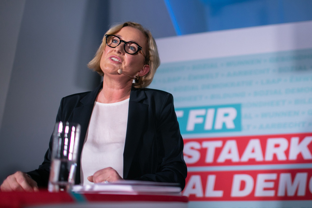 Paulette Lenert could become the first female prime minister of Luxembourg.  Photo: Matic Zorman/Maison Moderne