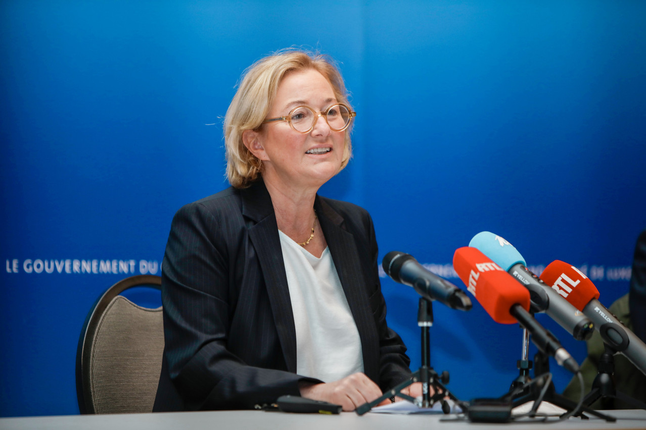 Paulette Lenert said she is ready to become next prime minister if the results of the legislative elections make this an option. Archive photo: Romain Gamba/Maison Moderne