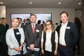 Erona Fouladi (Mitsubishi Investor Services), Nenad Ilic (PWC Luxembourg), Yana Rozenberg (3S Money), Kai Winstermann (3S Money). Photo: Marie Russillo/Maison Moderne