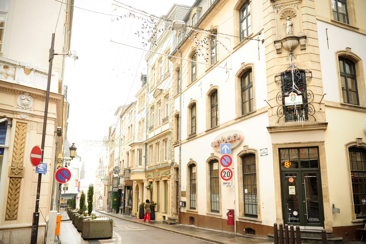 The rue de la Boucherie will now be a part of the Luxembourg city centre pedestrian zone.  Library photo: David Laurent