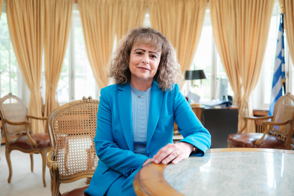 Christina Alexopoulou sees room for more concrete economic and technological cooperation between Greece and Luxembourg. “Luxembourg is small in size, but its political, financial and European footprint is exceptionally large.” (Photo: Jan Hanrion/Paperjam)