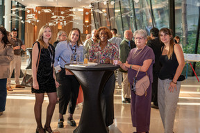 Aurore Jurga (Cabinet de Psychologie Belair), Sabah Seguer (Human Talent Luxembourg), Jackye Elombo (Euraalex Law Firm), Sylvie Notarnicola (CMCM) and Lucie Touveron (Lux'Languages). (Photo: [V]you)