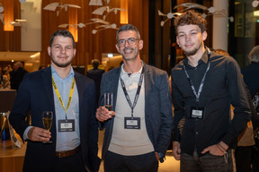 Valentin Morello (Paperjam), Aurélien Soler (Great Place To Work) and Quentin Threinen (Direct Immo). (Photo: [V]you)