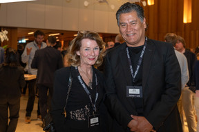 Patrizia Lucheta (Imagine Tomorrow) and Georg Villar (Eng Breck mat Latainamerika). (Photo: [V]you)