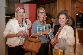 Brigitte Annet (Coherence), Caroline Lamboley (Lamboley Executive Search) and Sandrine Compain (LuxRelo). (Photo: [V]you)