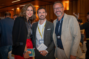 Mina Di Liberatore (NM Concept), Mikaël Spezzacatena (Paperjam) and Frederic Kieffer (Chauffage Federspiel). (Photo: [V]you)