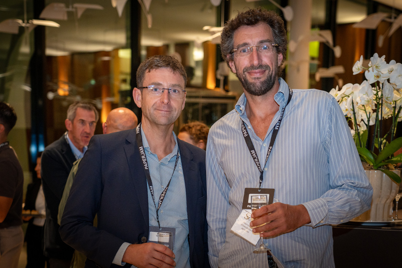Franck Tousch (Foyer) and Jean Baptiste Langellier (Agriatlas). (Photo: [V]you)