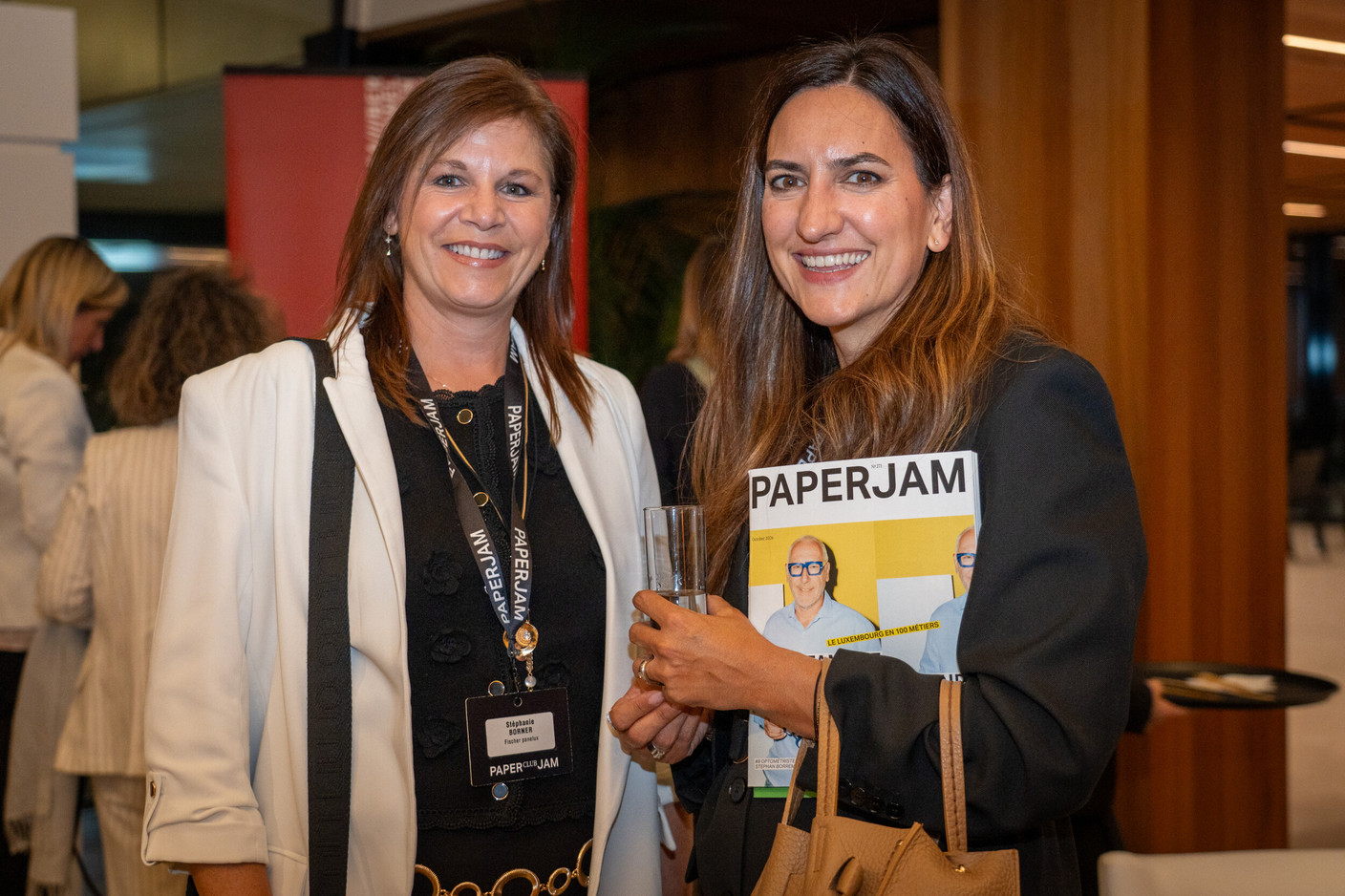 Stéphanie Borner (Fisher Panelux) and Julie Hornberger (People Solutions by Arhis). (Photo: [V]you)