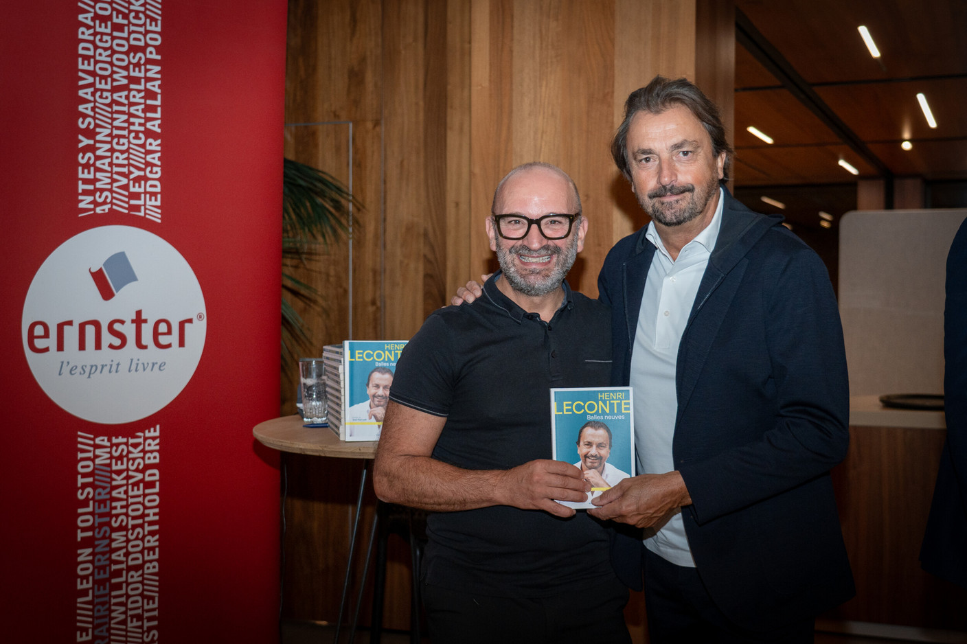 Frédérico Marzo (Ernster) and Henri Leconte (HL&Co Performance). (Photo: [V]you)