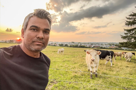 Sundeep est photographié lors d’une balade nocturne avec des habitants de la région. (Photo: Sundeep Bhardwaj)