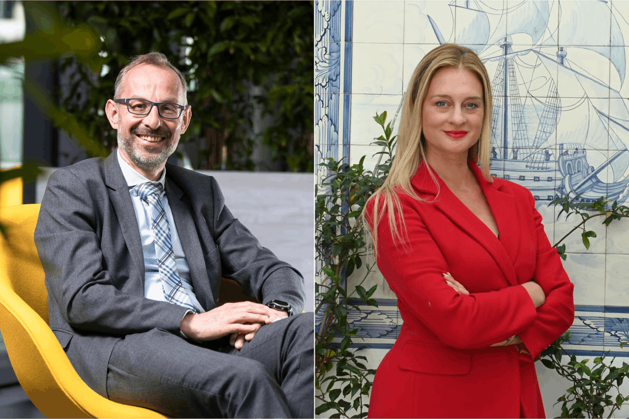 Bertrand Brackman, Country Manager SAP au Luxembourg et Eva De Roy, SAP Customer experience, business development manager BeLux. SAP