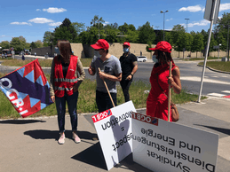 Les délégués du personnel étaient une vingtaine sur place vendredi. (Photo: Paperjam)