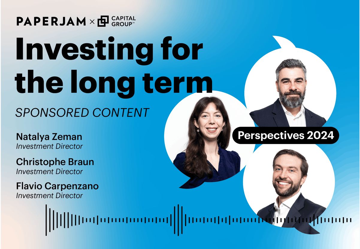 Natalya Zeman, Christophe Braun and Flavio Carpenzano, Investment Directors at Capital Group Crédit illustration : Maison Moderne et Crédit photo : Eva Krins (Maison Moderne) 