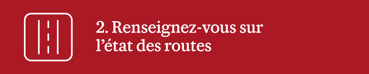 Utilisez des applications qui vous renseignent sur l’état des routes. Maison Moderne