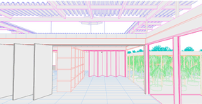 Les cloisons mobiles permettent de moduler l’espace. ((Illustration: Petite Maison))