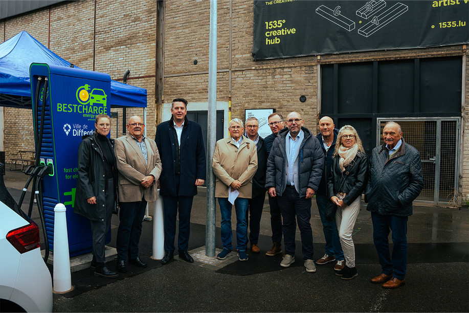 From left to right: Zenia Charlé, Guy Altmeisch, Lex Delles, Tom Ulveling, Patrick Schnell, Thierry Wagener, Jerry Hartung, Claude Olten, Manon Schütz and Erny Muller. (Photo: Petro-Center) 